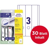 Avery Zweckform Ordnerrückenetikett ultragrip breit/lang