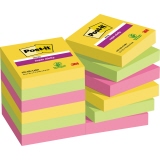 Post-it® Haftnotiz Super Sticky Notes Carnival Collection 47,6 x 47,6 mm (B x H)