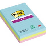 Post-it® Haftnotiz Super Sticky Notes Cosmic Collection 101 x 152 mm (B x H) 3 Block/Pack.