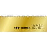 rido/idé Schreibtischquerkalender septant 2024