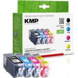 KMP Tintenpatrone Kompatibel mit Canon PGI-525PGBK/CLI-526C/CLI-526M/CLI-526Y schwarz, cyan, magenta, gelb