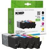 KMP Tintenpatrone Kompatibel mit HP 903XL schwarz, cyan, magenta, gelb
