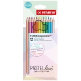 STABILO® Buntstift aquacolor Pastellove 12 St./Pack. Produktbild