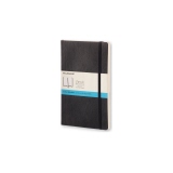 Schwarzes Moleskine Notizbuch Classic Softcover im Taschenformat mit punktiertem Innenteil.