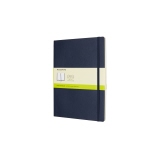 Moleskine® Notizbuch Classic Softcover XL blanko saphir Produktbild
