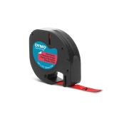DYMO® Schriftbandkassette LT 12 mm x 4 m (B x L) Kunststoff, 100 % recycelt rot