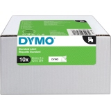 DYMO® Schriftbandkassette D1 12 mm x 7 m (B x L) weiß 10 St./Pack.