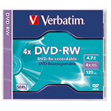 Verbatim DVD-RW Jewelcase 5 St./Pack.