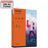 tecno Kopierpapier Colors DIN A3 80 g/m² 500 Bl./Pack.