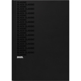 BRUNNEN Buchkalender Black Classic 2025
