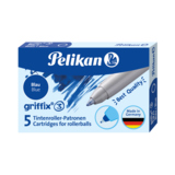 Pelikan Nachfüllpatrone Tintenroller griffix® T1R 5 St./Pack.