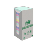 Post-it® Haftnotiz Recycling Notes Tower Pastell Rainbow 76 x 76 mm (B x H) 16 Block/Pack.