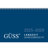 GÜSS® Mehrjahreskalender Langzeit-Jahresübersicht 2025-2029