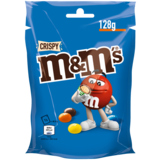 M&M'S® Schokolade Crispy 128 g/Pack.