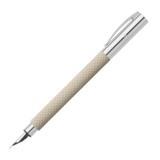 Faber-Castell Füllfederhalter exklusiv AMBITION OpArt M (Medium) white sand Produktbild