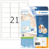 HERMA Adressetikett PREMIUM 63,5 x 38,1 mm (B x H) 525 Etik./Pack.