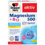 Doppelherz Nahrungsergänzungsmittel aktiv Magnesium 500 + B12 2-Phasen DEPOT