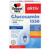 Doppelherz Nahrungsergänzungsmittel aktiv Glucosamin 1550 + Kollagen + MSM + Vitamin C