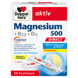 Doppelherz Nahrungsergänzungsmittel aktiv Magnesium 500 + B12 + D3 DEPOT DIRECT