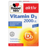 Doppelherz Nahrungsergänzungsmittel aktiv Vitamin D3 2000 I.E.