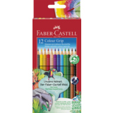 Faber-Castell Buntstift Colour GRIP 12 St./Pack.