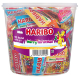 HARIBO Fruchtgummi Merry Christmas Minis 100 x 10 g/Pack.