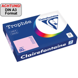 Clairefontaine Kopierpapier Trophée Color DIN A3 80 g/m² 500 Bl./Pack.