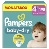 Pampers Windeln Baby Dry 4+ (10-15 kg)