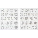 HEYDA Motivstempel Alphabet, Zahlen 47 St./Pack. Produktbild