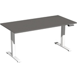 Geramöbel Schreibtisch Elevate Plus 1.600 x 630-1.280 x 800 mm (B x H x T) weiß