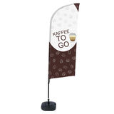 Showdown® Displays Werbesegel KAFFEE TO GO