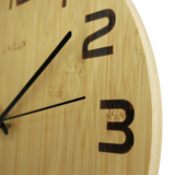 UNILUX Wanduhr PALMA BAMBOO