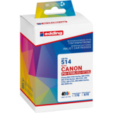 edding Tintenpatrone Kompatibel mit Canon PGI-570XL/CLI-571XL schwarz, cyan, magenta, gelb
