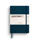 LEUCHTTURM 1917 Notizbuch Medium DIN A5 Hardcover punktkariert (dotted) deep sea Produktbild