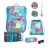 SCOUT Schulranzen Neo Exklusiv Safety Light Happy Rainbow Produktbild
