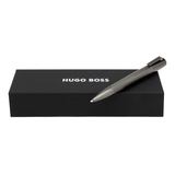 HUGO BOSS Kugelschreiber exklusiv Pure Matte Dark Chrome Produktbild