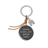 räder Schlüsselanhänger Cloud Poetry Liebes Glück, ich wohne hier Produktbild