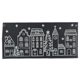 DECORIS Fensterbild Häuser