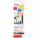 edding Fasermaler 1200 glitter Colour Pen 5 St./Pack.