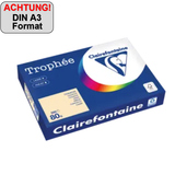 Clairefontaine Kopierpapier Trophée Color DIN A3 80 g/m² 500 Bl./Pack.