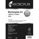 Chronoplan Einlage Kalender Wochenplan inkl. Jahresplan DIN A4 2026