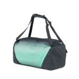 Sporttasche in Gradient Mint mit tragbaren Griffen und Schultergurten, seitliche Ansicht.
