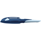 Blauweißer STABILO Füllfederhalter EASYbirdy mit ergonomischem Design und 3D-Struktur.