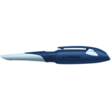 Füllfederhalter für Linkshänder in Blau mit ergonomischem Design und 3D-Struktur.