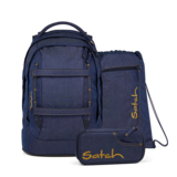 Satch Schulrucksack pack Next Denim Edition Denim Blue Produktbild
