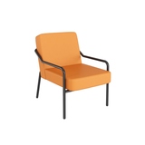 Paperflow Sessel Medso Innenbereich Klassik M 79 % PVC, 21 % PES (Kunstleder) orange Produktbild