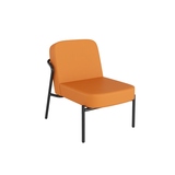 Paperflow Sessel Medso Innenbereich Rund S 79 % PVC, 21 % PES (Kunstleder) orange Produktbild