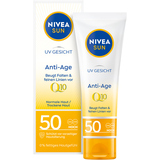 NIVEA SUN Sonnenschutzmittel UV Gesicht Q10 Anti-Age