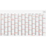 BRUNNEN Plakatkalender 2026