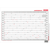 GÜSS® Plakatkalender Jahresübersicht 2026